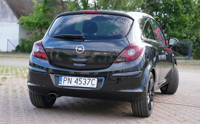 Opel Corsa cena 15498 przebieg: 205500, rok produkcji 2012 z Konin małe 277
